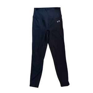 TLF Apparel Womens Black High Waisted Workout Leggings Size M